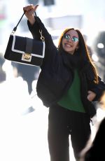 MICHELLE HUNZIKER and AURORA RAMAZZOTTI Out in Milan 12/04/2018