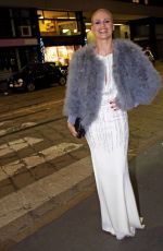 MICHELLE HUNZIKER Night Out in Milan 12/11/2018