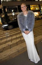 MICHELLE HUNZIKER Night Out in Milan 12/11/2018