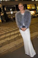 MICHELLE HUNZIKER Night Out in Milan 12/11/2018