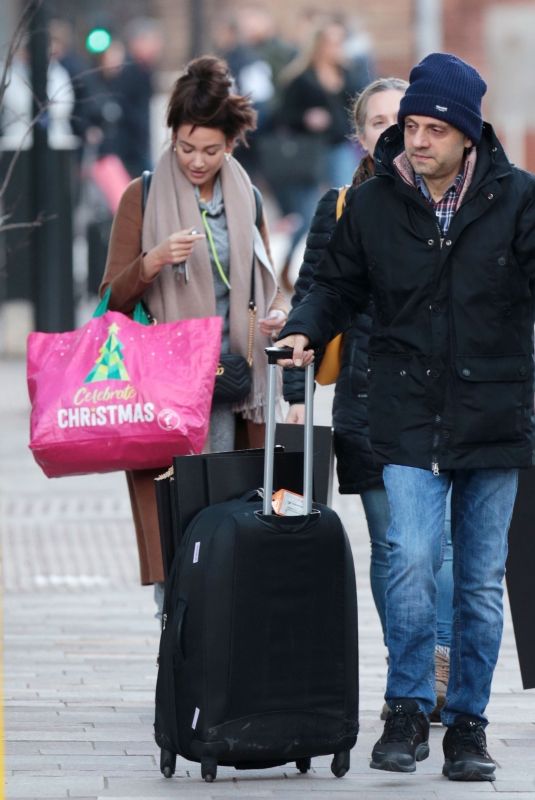 MICHELLE KEEGAN Leaves Her Hotel in Manchester 12/16/2018