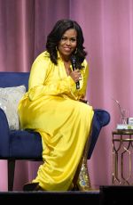 MICHELLE OBAMA Discussing on Her Book Becoming at Barclays Center in Brooklyn 12/19/2018