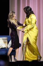 MICHELLE OBAMA Discussing on Her Book Becoming at Barclays Center in Brooklyn 12/19/2018