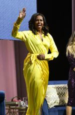 MICHELLE OBAMA Discussing on Her Book Becoming at Barclays Center in Brooklyn 12/19/2018