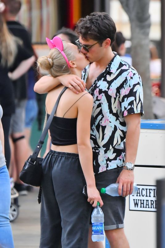 MICHELLE RANDOLPH and Gregg Sulkin at Disneyland 09/24/2018