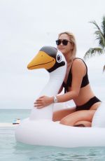 MICHELLE WIE in Bikini in Hawaii, Instagram Pictures, December 2018