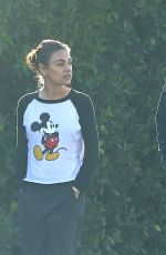MILA KUNIS and Ashton Kutcher Out in Los Angeles 11/30/2018