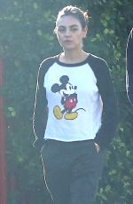 MILA KUNIS and Ashton Kutcher Out in Los Angeles 11/30/2018