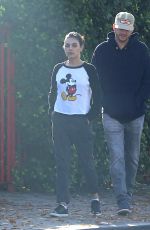 MILA KUNIS and Ashton Kutcher Out in Los Angeles 11/30/2018