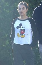 MILA KUNIS and Ashton Kutcher Out in Los Angeles 11/30/2018