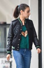 MILA KUNIS Out and About in Studio City 12/14/2018