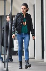 MILA KUNIS Out and About in Studio City 12/14/2018