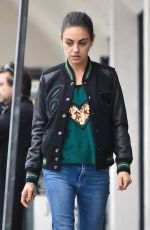 MILA KUNIS Out and About in Studio City 12/14/2018