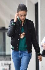 MILA KUNIS Out and About in Studio City 12/14/2018