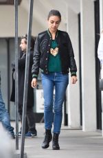 MILA KUNIS Out and About in Studio City 12/14/2018