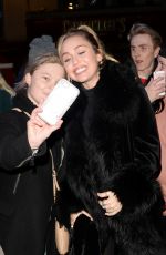 MILEY CYRUS Arrives at Capital Radio in London 12/07/2018