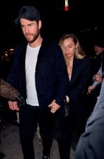 MILEY CYRUS Arrives at SNL Afterparty in New York 12/15/2018