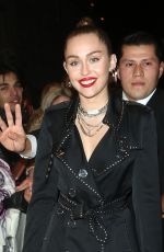 MILEY CYRUS at Burberry x Vivienne Westwood Party in London 12/07/2018