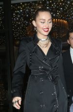 MILEY CYRUS at Burberry x Vivienne Westwood Party in London 12/07/2018