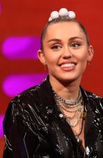 MILEY CYRUS at Graham Norton Show in London 12/06/2018