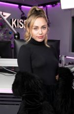 MILEY CYRUS at Kiss FM Studio in London 12/07/2018