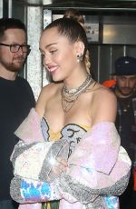 MILEY CYRUS Leaves Boardline Club in London 12/07/2018