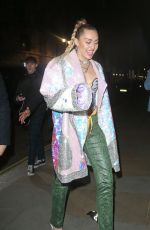 MILEY CYRUS Leaves Boardline Club in London 12/07/2018