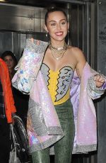 MILEY CYRUS Leaves Boardline Club in London 12/07/2018