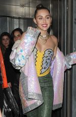 MILEY CYRUS Leaves Boardline Club in London 12/07/2018