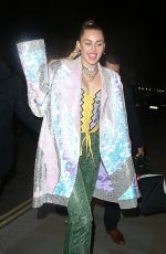 MILEY CYRUS Leaves Boardline Club in London 12/07/2018