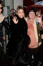 MILEY CYRUS Leaves Capital Radio in London 12/07/2018