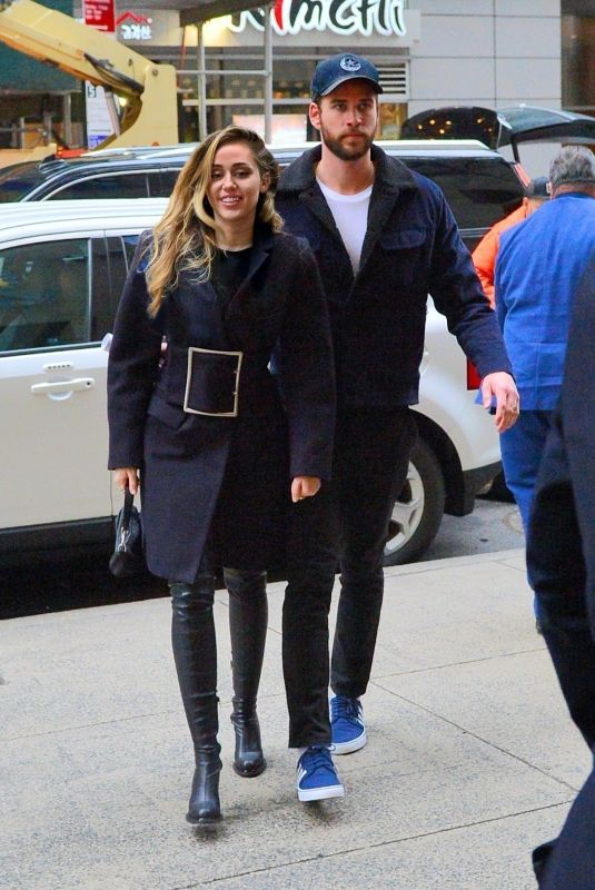 MILEY CYRUS Out and About in New York 12/15/2018