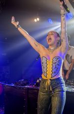 MILEY CYRUS Performs at G-A-N Night Club in London 12/07/2018