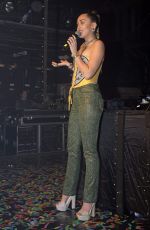 MILEY CYRUS Performs at G-A-N Night Club in London 12/07/2018