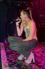 MILEY CYRUS Performs at G-A-N Night Club in London 12/07/2018