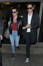 MILLA JOVOVICH and Paul W. S. Anderson Night Out in Los Angeles 12/21/2018