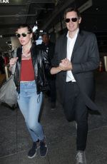 MILLA JOVOVICH and Paul W. S. Anderson Night Out in Los Angeles 12/21/2018