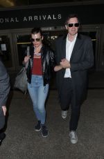 MILLA JOVOVICH and Paul W. S. Anderson Night Out in Los Angeles 12/21/2018