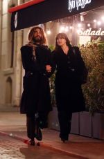 MONICA BELLUCCI and Nicolas Lefebvre Out in Paris 12/11/2018