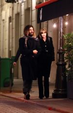 MONICA BELLUCCI and Nicolas Lefebvre Out in Paris 12/11/2018