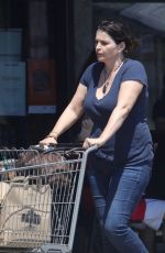 JULIETTE BINOCHE Out for Grocery Shopping in Malibu 07/04/2017