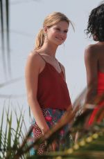 NADINE LEOPOLD on the Set of a Photoshoot in Tulum 12/14/2018