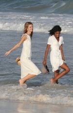 NADINE LEOPOLD on the Set of a Photoshoot in Tulum 12/14/2018