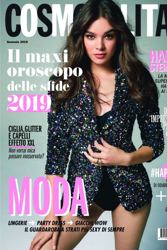 NAILEE STEINFELD on the Cover of Cosmopolitan Magazine, Italy January 2019