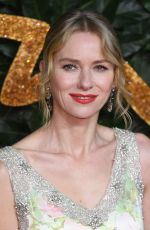 NAOMI WATTS at British Fashion Awards in London 12/10/2018
