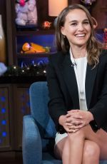 NATALIE PORTMAN and LESLIE MAN at Watch What Happens Live 12/18/2018