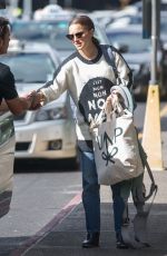 NATALIE PORTMAN Arrives at Airport in Melbourne 12/02/2018