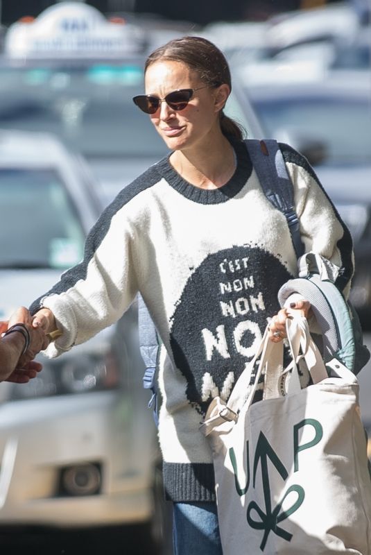 NATALIE PORTMAN Arrives at Airport in Melbourne 12/02/2018