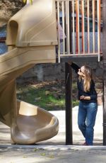 NATALIE PORTMAN at a Park in Los Angeles 12/20/2018