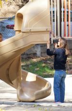 NATALIE PORTMAN at a Park in Los Angeles 12/20/2018